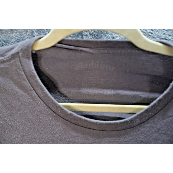 Sublime T Shirt Gray Band Long Beach Graphic Short Sleeve Crew Mens Size L Large - Picture 2 of 5